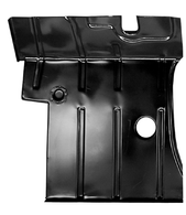 This 2nd Series cab floor pan, driver's side fits 1955-1959 Chevrolet Pickup Truck and 1955-1969 GMC Pickup Truck
