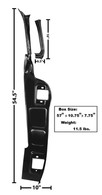 This driver's side A pillar frame post fits 1955-59 Chevy and GMC trucks.
