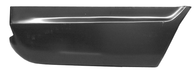 This lower rear quarter panel section, passenger's side fits 1967-1972 Chevrolet Suburban
