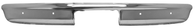 Chrome rear bumper fits 1967-72 fleetside Chevrolet and GMC trucks