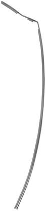 This passengers side front door edge guard fits 1973-83 Chevrolet and GMC pickup trucks.

