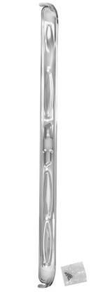 This stainless door scuff plate with bowtie fits 1960-66 Chevrolet and GMC trucks. Comes in package of 1.
