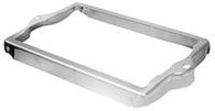This battery tray hold down is stainless and fits Chevrolet and GMC trucks.
