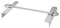 This battery tray hold down is stainless and fits 1958-66 Chevrolet and GMC trucks.
