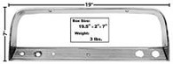 This chrome instrument bezel fits 1964-66 Chevrolet and GMC trucks.
