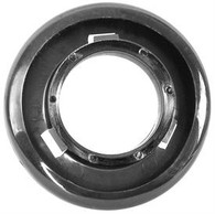 This interior door handle trim washer comes in black and fits 1947-87 Chevrolet and GMC trucks.
