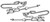 This stainless set of tailgate chains fits 1954-87 stepside GM pickup trucks.