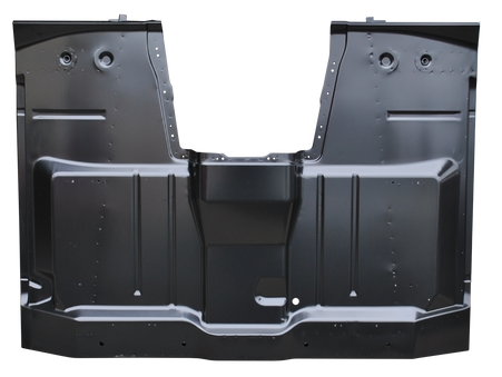 This complete cab floor assembly fits 1960-62 Chevrolet and GMC 4wd trucks with floor shift.
