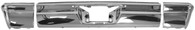 This 3 piece chrome rear bumper fits 1965 Chevrolet Impalas.