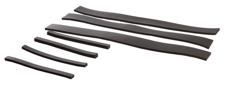 This hood brace pad set includes 7 pads and fits 1960-1966 Chevrolet and GMC Pickup Trucks and Suburbans