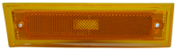 This front sidemarker w/o trim, passenger's side fits 1973-1987 Chevrolet and GMC pickup trucks and 1973-1991 Chevrolet Blazer and Suburbans.