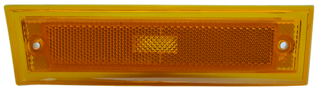This front sidemarker w/o trim, passenger's side fits 1973-1987 Chevrolet and GMC pickup trucks and 1973-1991 Chevrolet Blazer and Suburbans.