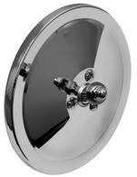 This 6" smooth back, round exterior mirror is chrome and fits 1947-72 Chevrolet and GMC trucks.