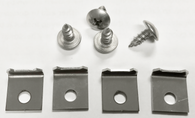 This 2nd Series door weatherstrip retainer kit (8pc) fits 1955-1959 Chevrolet and GMC Pickup Trucks. Requires 2 kits per truck.
