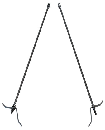 This firewall to fender brace set fits 1947-1954 Chevrolet and GMC pickup truck, Panel and Suburban.