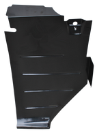 This driver's side, OE style, complete footwell, fits 1947-1955 Chevrolet and GMC Pickup Trucks. This piece welds inside the cab, in front of the drivers door.