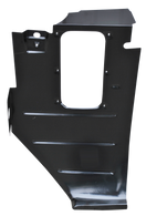 This complete passenger's side, OE style, footwell, fits 1947-1955 Chevrolet and GMC Pickup Trucks. This piece welds inside the cab, in front of the passengers door