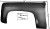 This passengers side front fender without lamp hole fits 1973-80 GM trucks.