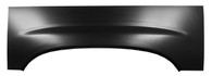 This upper wheel arch, passenger's side fits 1999-2006 Chevrolet Silverado and GMC Sierra Standard Cab Pickups, 3/4 door and Crew Cab Pickups, and 2002-2006 Chevrolet Avalanche (without side body cladding).