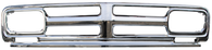 All chrome grille frame in 1971-72 style, fits 1968-72 GMC truck