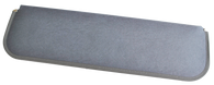 This sun visor pad in gray, LH=RH, fits 1947-1959 Chevrolet and GMC Pickup Truck, Suburban and Panel Trucks.
