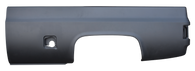 This 8' fleetside bedside panel with square fuel opening, driver's side fits 1979-1987 Chevrolet and GMC Pickups with 8' bed (Auxiliary tank in '79-'80  primary tank in '81-'87).