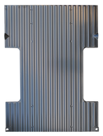 This bed floor assembly with braces fits 1973-1987 Chevrolet/GMC long wheel base pickup trucks.