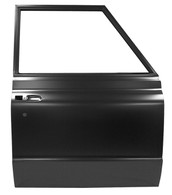 This complete door shell, passenger's side fits 1972 Chevrolet Suburbans. This is a truck freight item, please call for shipping quote.