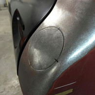 This fuel neck filler blank is custom made and shaped to weld into your cab and fill the existing stock gas tank hole. It fits 1960-66 Chevrolet and GMC trucks.