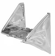 This stainless battery tray fits 1967-72 Chevrolet and GMC trucks without AC.