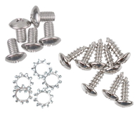 This glove box screw kit fits 1955-1972 Chevrolet and GMC Pickup Trucks.