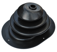 This 4x4 transfer case shift boot fits 1967-1972 Chevrolet and GMC 4x4 Pickup Trucks.