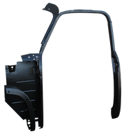 This drivers side complete 1st Series door frame assembly with kick panel fits 1947-1951 Chevrolet and GMC Pickup Trucks.
