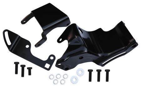This power steering pump bracket kit fits 1967-1972 Chevrolet and GMC Pickup Trucks, Blazers and Suburbans with 230 or 250 CID engine.
NOTE: THIS KIT WILL NOT FIT THE 292CIG ENGINE OR ENGINES WITH THE INTAKE MANIFOLD CAST INTO THE HEAD!!
 THIS KIT MAY ALSO FIT GM CARS, AND EARLIER TRUCKS, WITH 194, 230, 250 ENGINES.