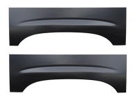 This pair of upper wheel arches LH and RH fits 1999-2006 Chevrolet Silverado and GMC Sierra Fleetside Pickups, 2007 Chevrolet Silverado and GMC Sierra "Classic" Fleetside Pickups, and 2002-2006 Chevrolet Avalanche (without side body cladding).
