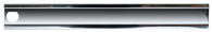 This stainless steel, driver's side, center grille molding for grilles with dual headlights, fits 1985-1987 Chevrolet Pickup Trucks, Blazers and Suburbans.