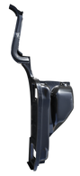 This passenger's side 2nd Series A pillar assembly with kick panel fits 1955-1959 Chevrolet and GMC Pickup Trucks.