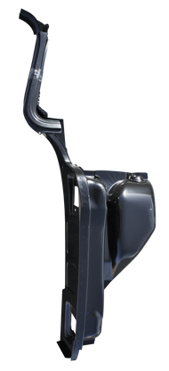 This passenger's side 2nd Series A pillar assembly with kick panel fits 1955-1959 Chevrolet and GMC Pickup Trucks.