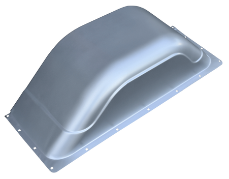 This custom widened wheel tub fits 1967-1972 Chevrolet and GMC Pickup Trucks, 1969-1972 Chevrolet Blazers and GMC Jimmy's. THIS CUSTOM WHEEL TUB IS DESIGNED SPECIFICALLY TO FIT OUR CUSTOM SHORT FLEET BED FLOOR ASSEMBLY 0849-345. USING THIS TUB WITH A FACTORY OR FACTORY REPLACEMENT FLOOR WILL REQUIRE MODIFICATION TO YOUR BED FLOOR. 2 required per vehicle.