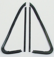 This 4 piece kit fits both driver and passenger doors of the vent assemblies on 1973-80 Chevrolet and GMC pickup trucks, Blazers, Jimmys and Suburbans.