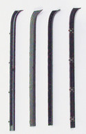 These beltline moldings fit 1973-80 Chevrolet and GMC pickup trucks and Suburbans and mount with the pre-applied clips on the left & right doors to sweep the inside & outside of the glass.