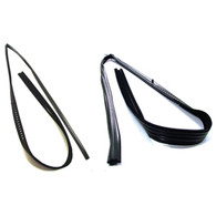Protect your vehicle’s interior from the outside elements and reduce noise level while driving simply by replacing your dried-out or cracked door weatherstrip with a proven product! This kit contains the top/back & front glass run section. They simply press into the door channel. This 2 piece kit will fit the driver and passenger doors of 1981-87 Chevrolet and GMC pickup trucks, Blzaers and Suburbans.
