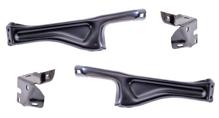 This front bumper brace kit is a 4 pc kit, comes complete with hardware and fits 1981-87 Chevrolet and GMC pickup trucks and 1981-91 Blazers, Jimmys, and Suburbans.

