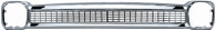 This chrome grille comes without lettering and fits 1964-66 Chevrolet pickup trucks.