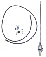 This telescoping antenna, with cable and hardware, fits 1964-1966 Chevrolet  and GMC Pickups, Suburbans and Panel trucks.