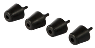 This 4 piece set of door bumpers fit 1960-1963 Chevrolet and GMC Pickup Trucks and Suburbans. Requires 1 set per truck.