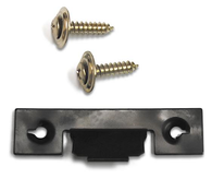 This 3pc glove box door striker set includes screws and fits 1960-66 Chevrolet and GMC pickup trucks.
