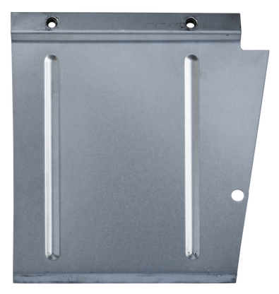 This drivers side rear splash shield fits 1973-87 Chevrolet and GMC pickup trucks.