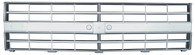 This light argent grille fits 1985-1987 Chevrolet Pickups, Blazers and Suburbans  with dual headlights and moldings. REPLACES GM1200140.