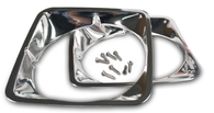 This headlight bezel set with screws fits 1969-1972 Chevrolet Pickup Truck
